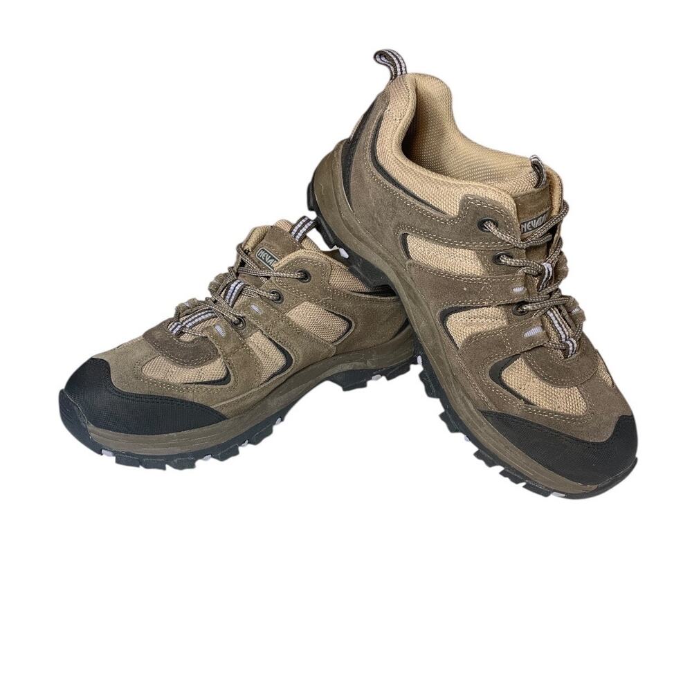 Nevados Boomerang II Low Women's Hiking Shoes Brown Suede with Black Accents 11W